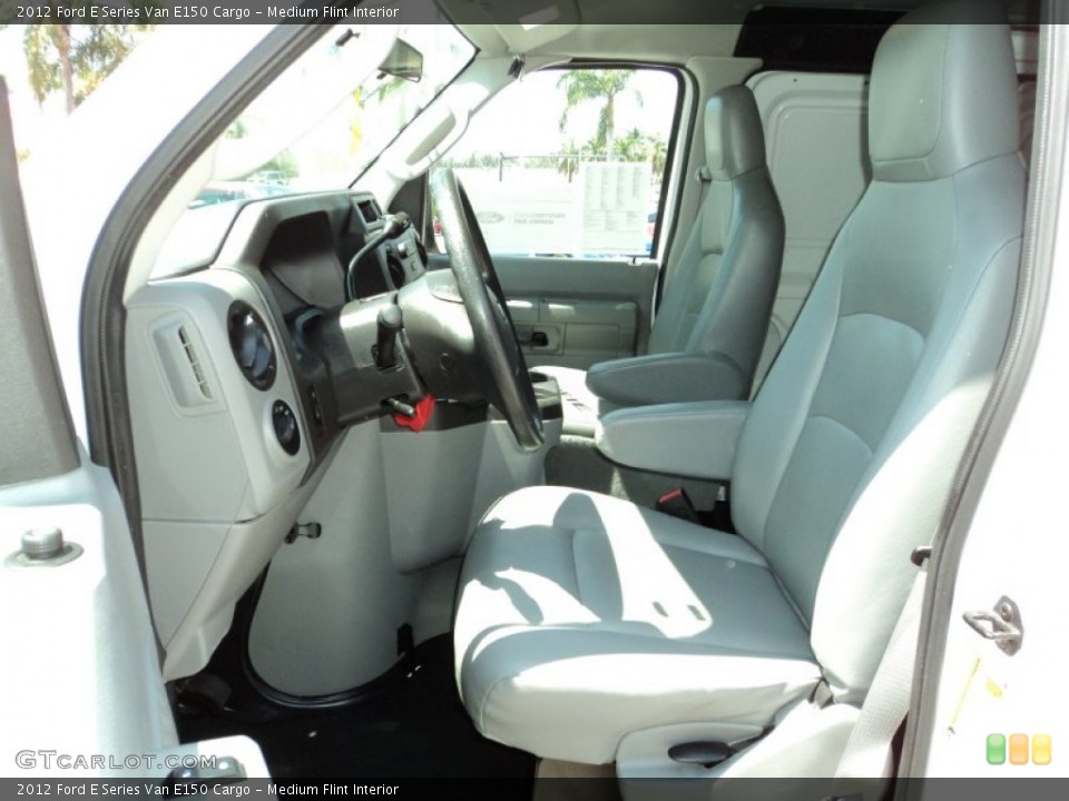Medium Flint Interior Front Seat for the 2012 Ford E Series Van E150 Cargo #79202653