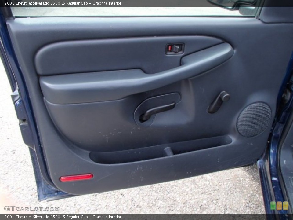 Graphite Interior Door Panel for the 2001 Chevrolet Silverado 1500 LS Regular Cab #79203230