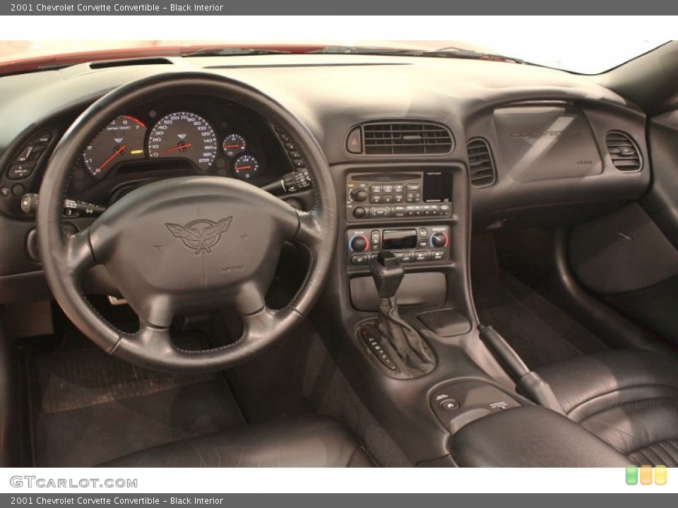 Black Interior Dashboard for the 2001 Chevrolet Corvette Convertible #79204774