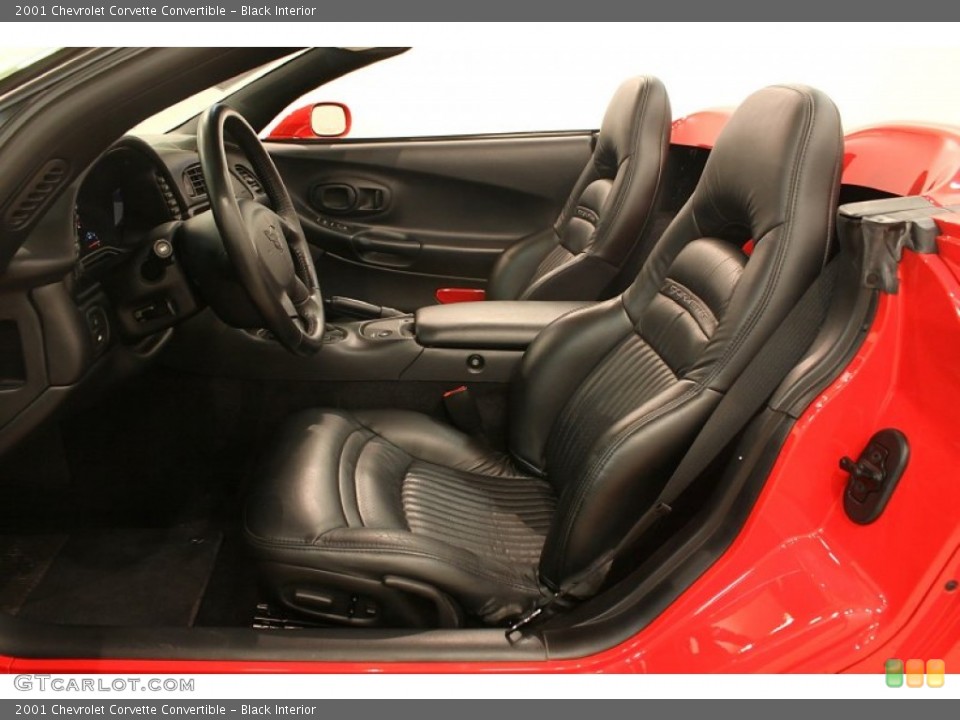 Black Interior Photo for the 2001 Chevrolet Corvette Convertible #79204906