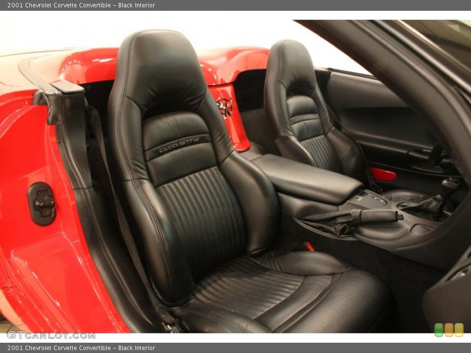 Black Interior Photo for the 2001 Chevrolet Corvette Convertible #79205151