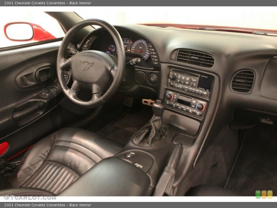 Black Interior Photo for the 2001 Chevrolet Corvette Convertible #79205164