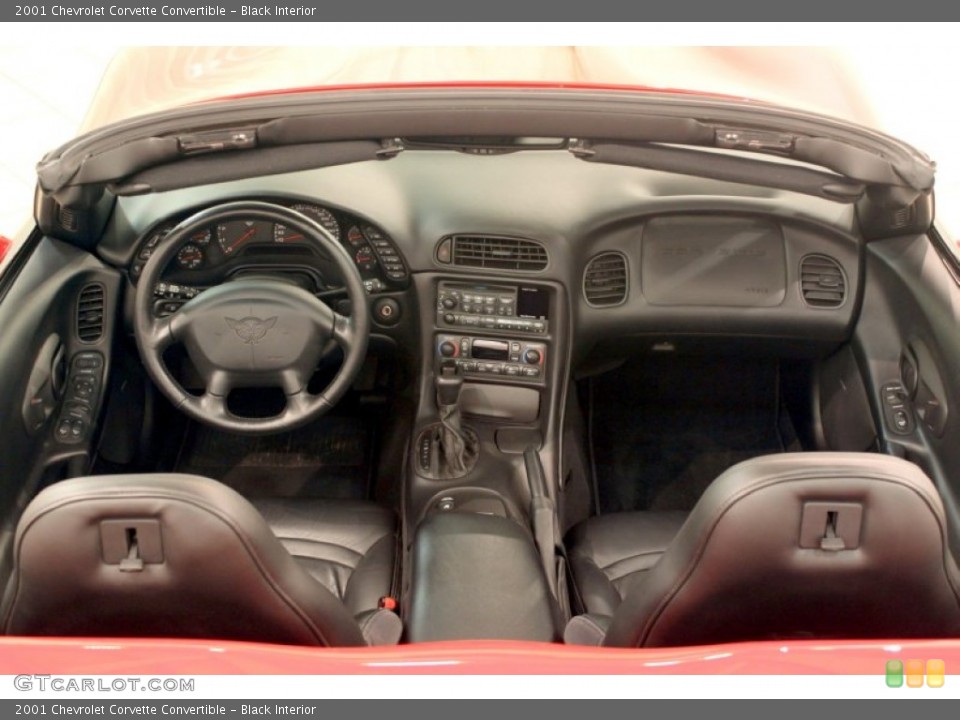 Black Interior Dashboard for the 2001 Chevrolet Corvette Convertible #79205185