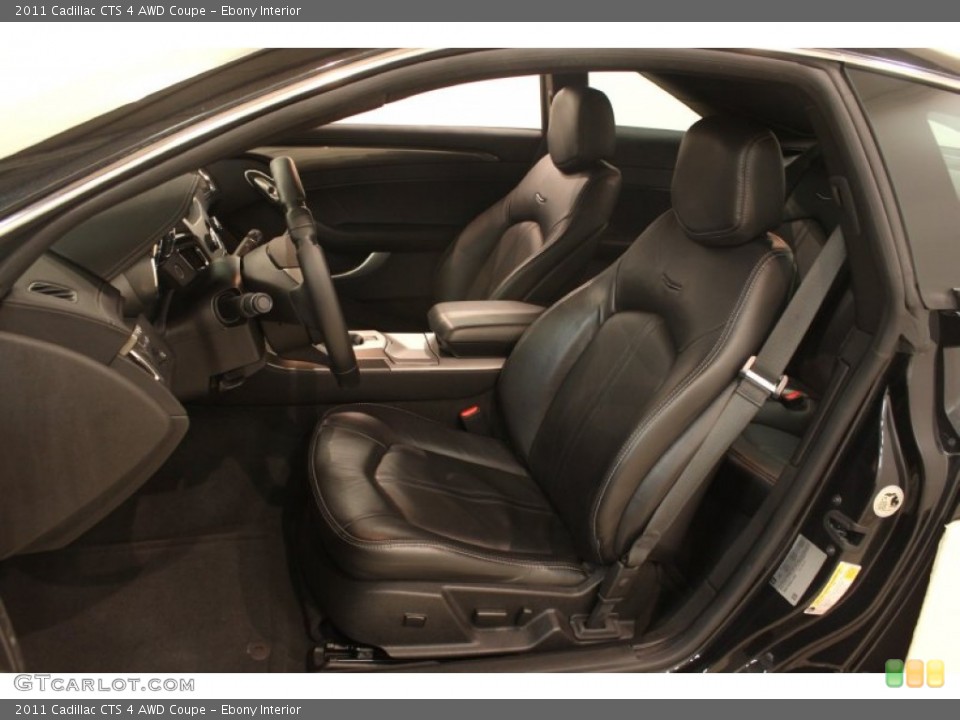 Ebony Interior Photo for the 2011 Cadillac CTS 4 AWD Coupe #79205560