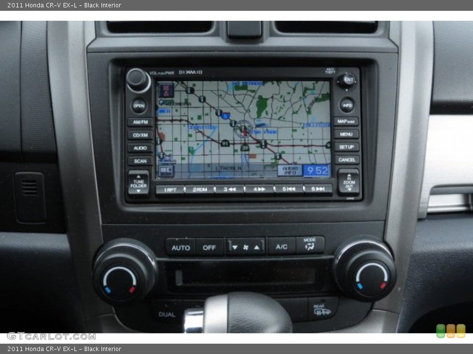 Black Interior Navigation for the 2011 Honda CR-V EX-L #79206913