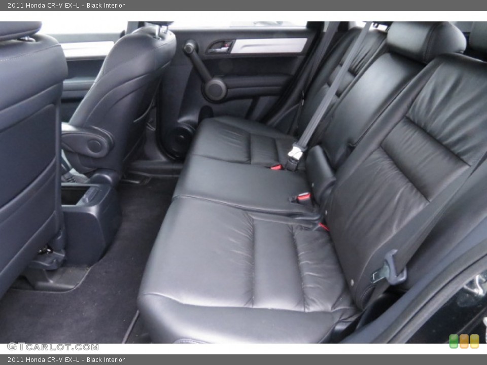Black Interior Rear Seat for the 2011 Honda CR-V EX-L #79206951