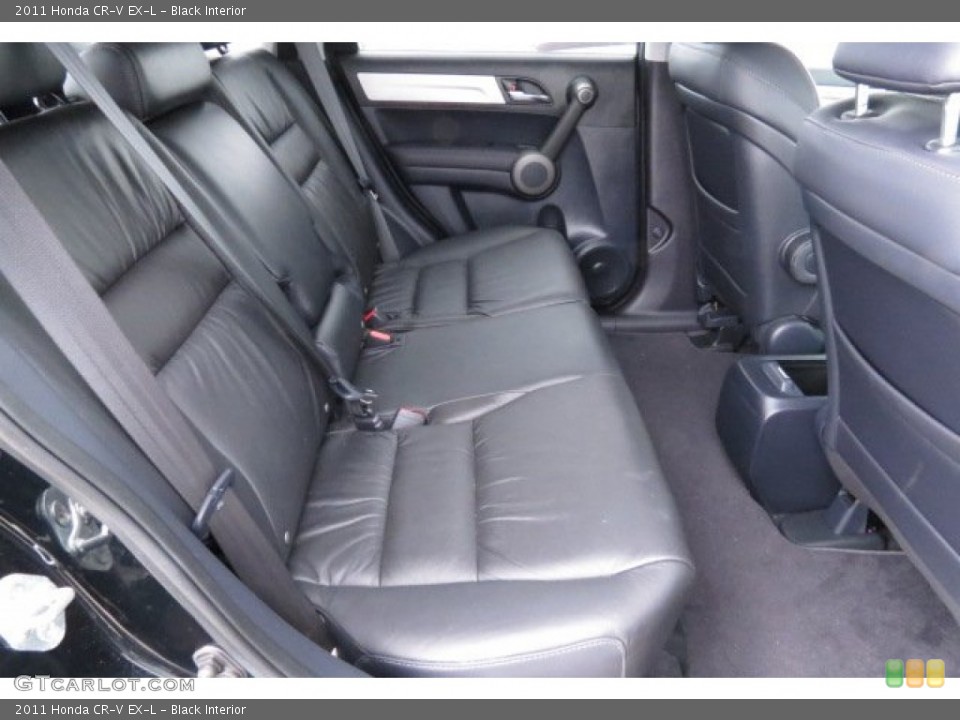 Black Interior Rear Seat for the 2011 Honda CR-V EX-L #79206982