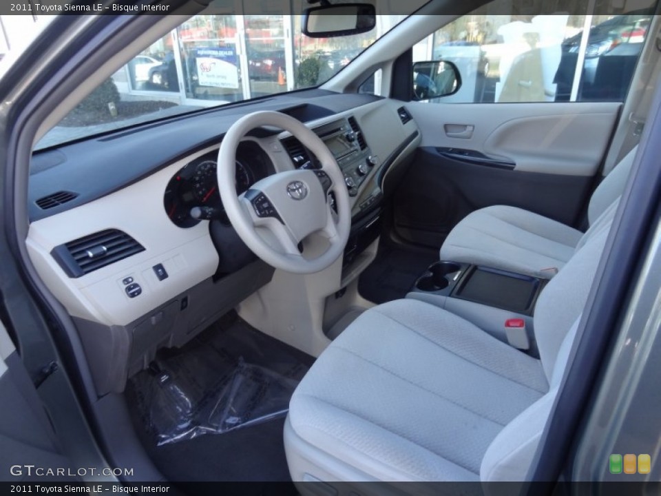 Bisque 2011 Toyota Sienna Interiors