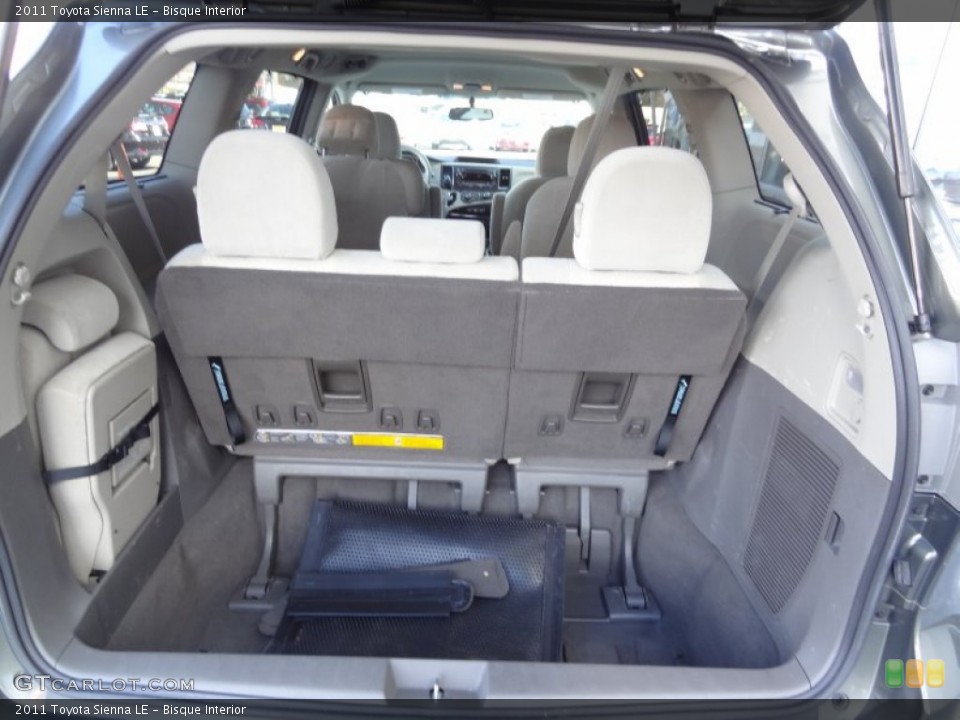 Bisque Interior Trunk for the 2011 Toyota Sienna LE #79209340