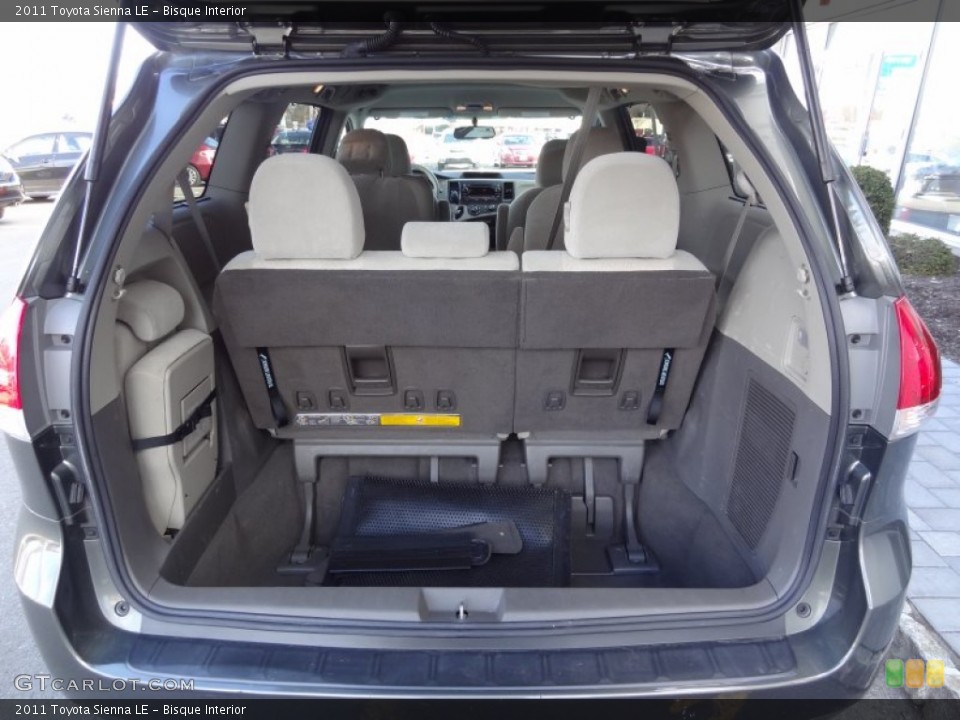 Bisque Interior Trunk for the 2011 Toyota Sienna LE #79209361