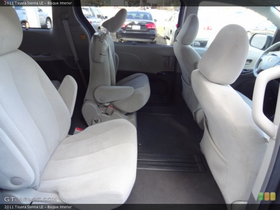 Bisque Interior Rear Seat for the 2011 Toyota Sienna LE #79209444