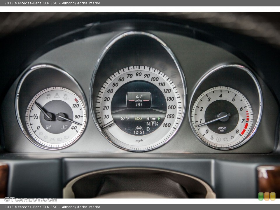 Almond/Mocha Interior Gauges for the 2013 Mercedes-Benz GLK 350 #79209607