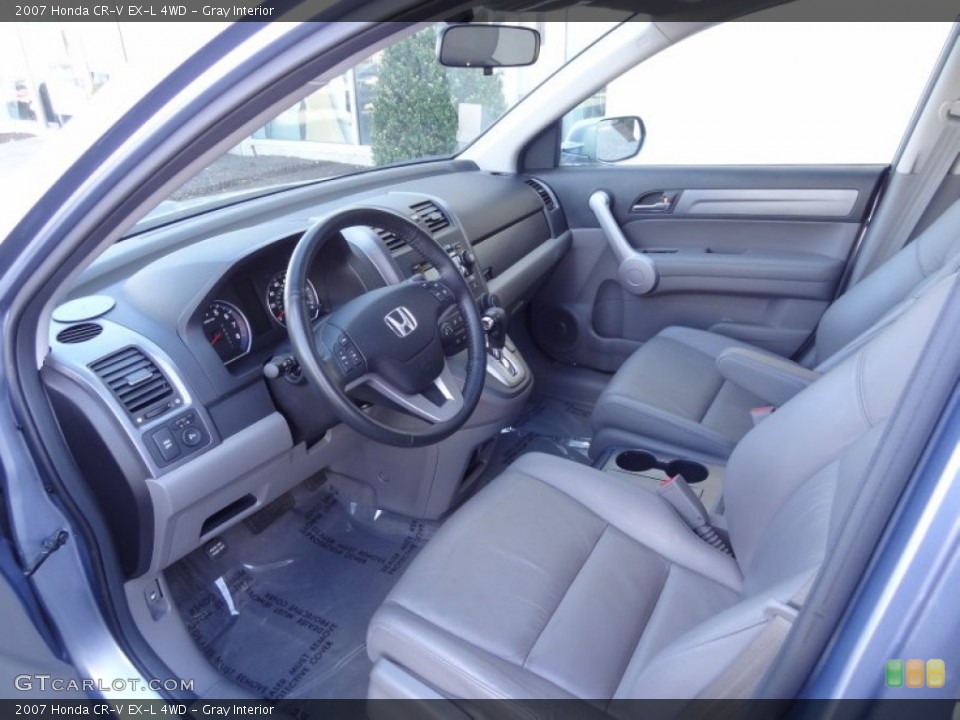 Gray Interior Photo for the 2007 Honda CR-V EX-L 4WD #79210761