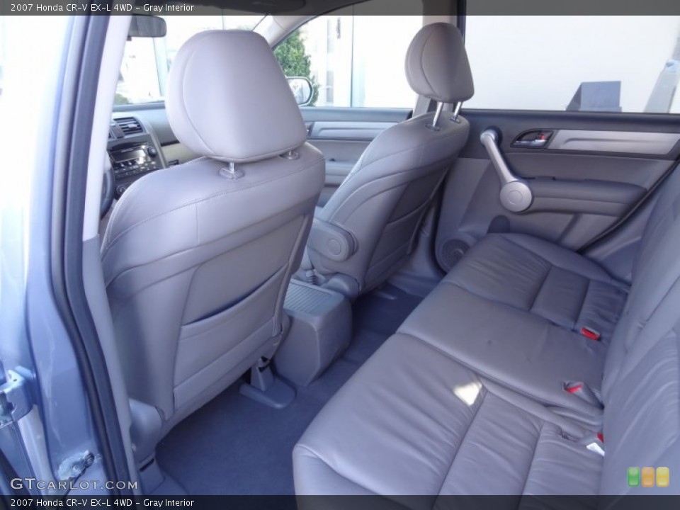 Gray Interior Rear Seat for the 2007 Honda CR-V EX-L 4WD #79210823