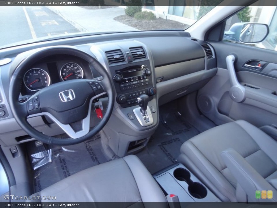 Gray Interior Prime Interior for the 2007 Honda CR-V EX-L 4WD #79211071