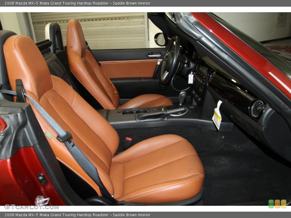 Saddle Brown Interior Front Seat for the 2008 Mazda MX-5 Miata Grand Touring Hardtop Roadster #79211245