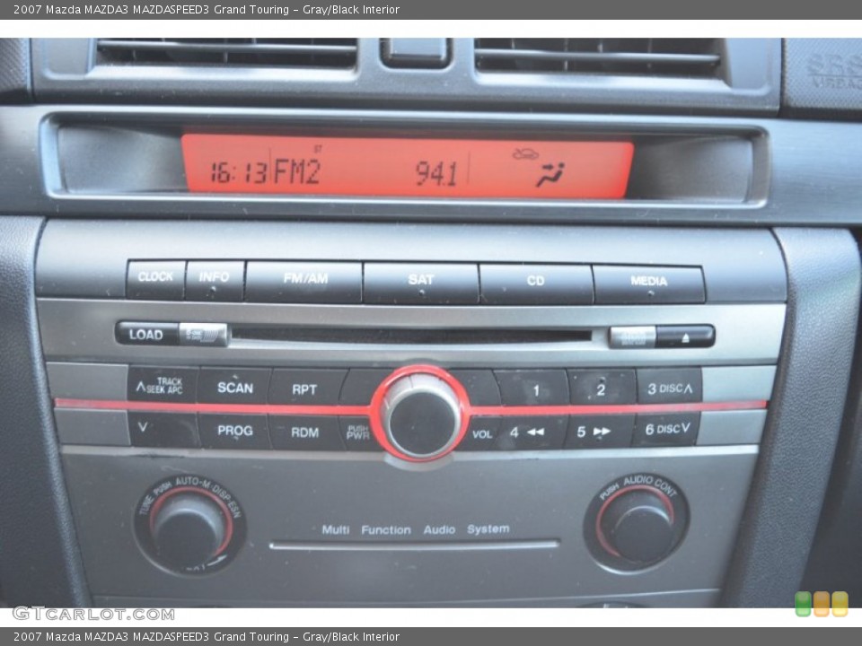 Gray/Black Interior Audio System for the 2007 Mazda MAZDA3 MAZDASPEED3 Grand Touring #79211368