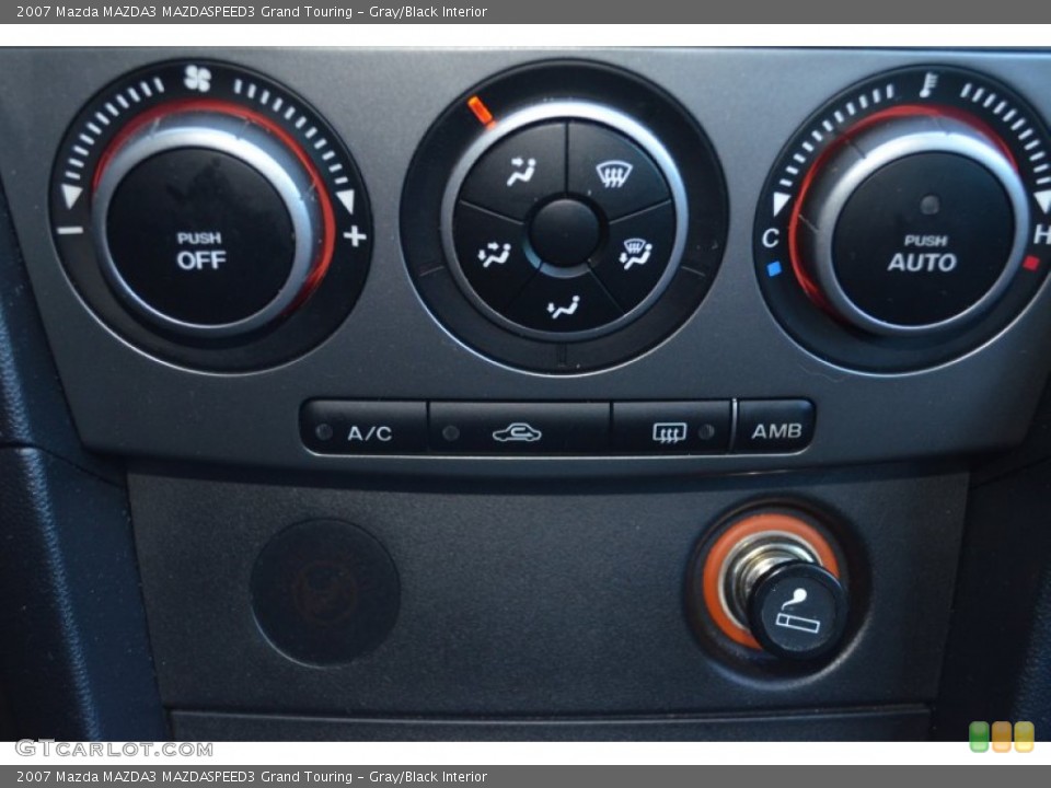 Gray/Black Interior Controls for the 2007 Mazda MAZDA3 MAZDASPEED3 Grand Touring #79211380