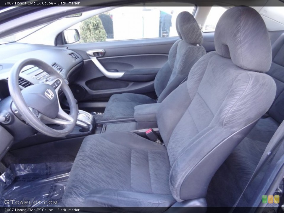Black Interior Photo for the 2007 Honda Civic EX Coupe #79211461