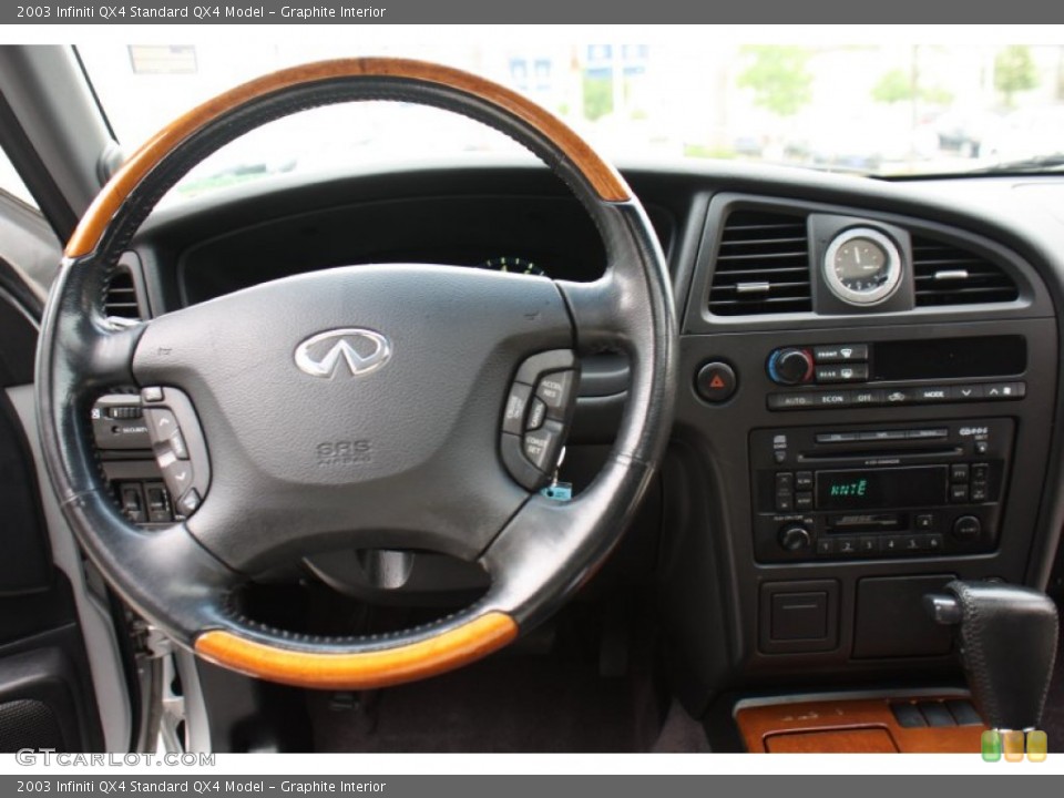 Graphite Interior Steering Wheel for the 2003 Infiniti QX4  #79213090