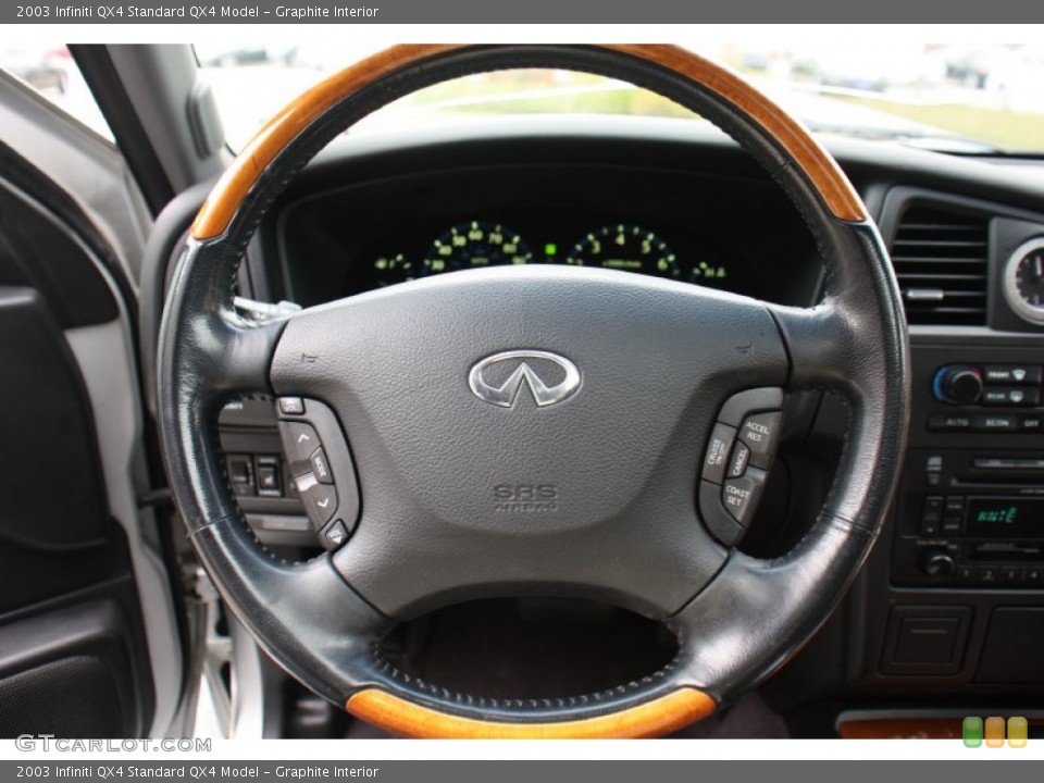 Graphite Interior Steering Wheel for the 2003 Infiniti QX4  #79213112