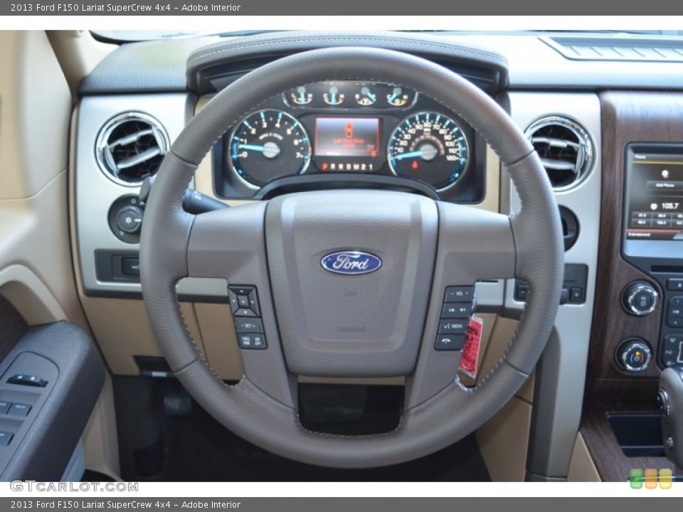 Adobe Interior Steering Wheel for the 2013 Ford F150 Lariat SuperCrew 4x4 #79213432