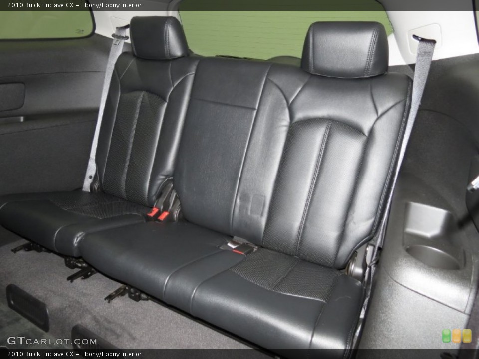 Ebony/Ebony Interior Rear Seat for the 2010 Buick Enclave CX #79213543