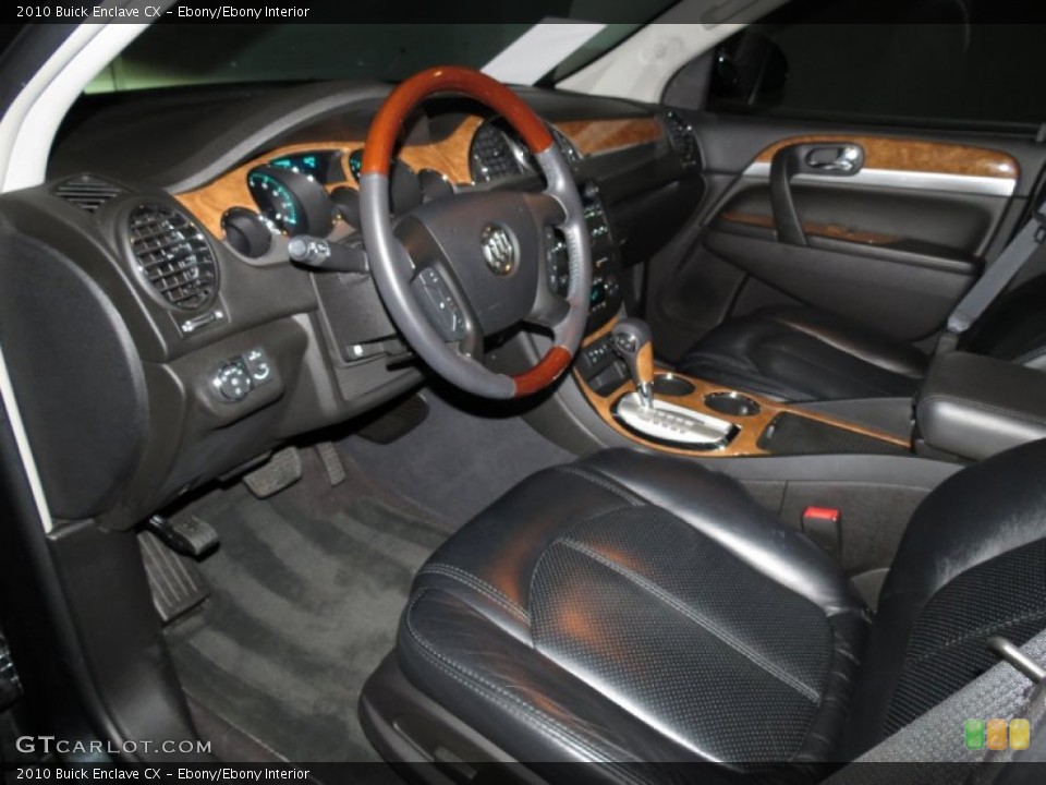 Ebony/Ebony Interior Prime Interior for the 2010 Buick Enclave CX #79213561