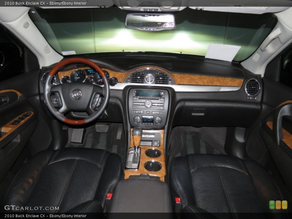Ebony/Ebony Interior Dashboard for the 2010 Buick Enclave CX #79213586