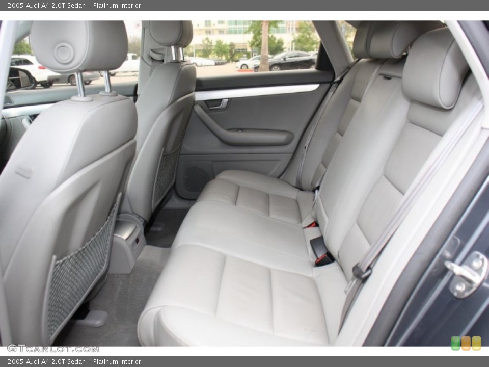 Platinum Interior Rear Seat for the 2005 Audi A4 2.0T Sedan #79215115
