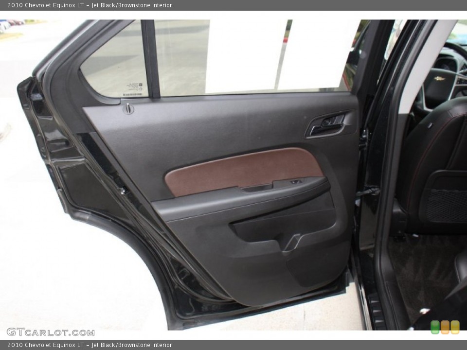 Jet Black/Brownstone Interior Door Panel for the 2010 Chevrolet Equinox LT #79216303