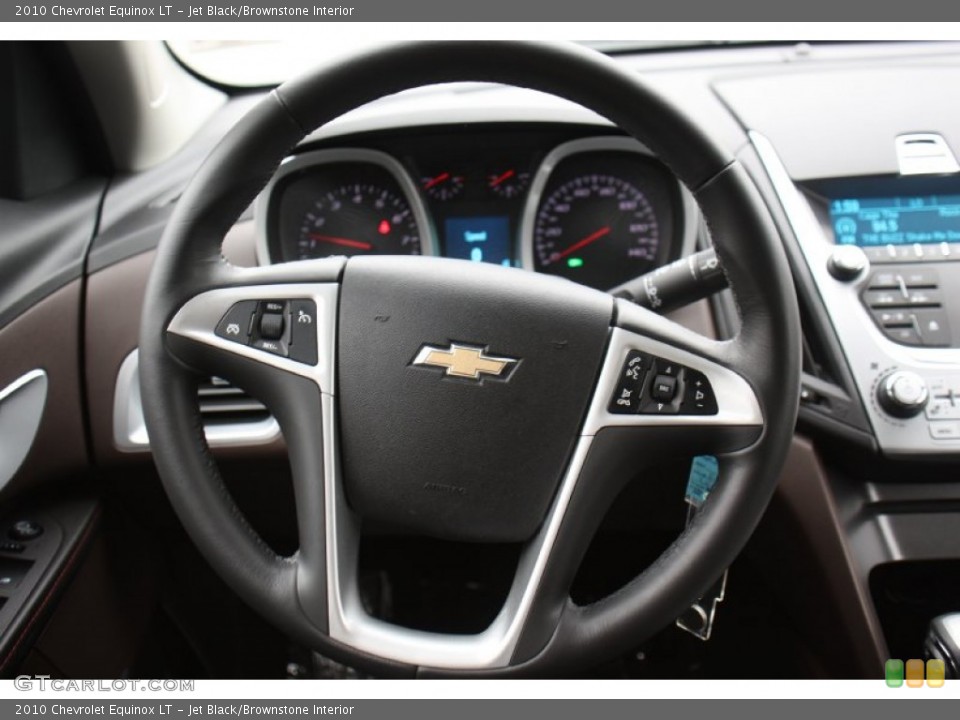 Jet Black/Brownstone Interior Steering Wheel for the 2010 Chevrolet Equinox LT #79216490