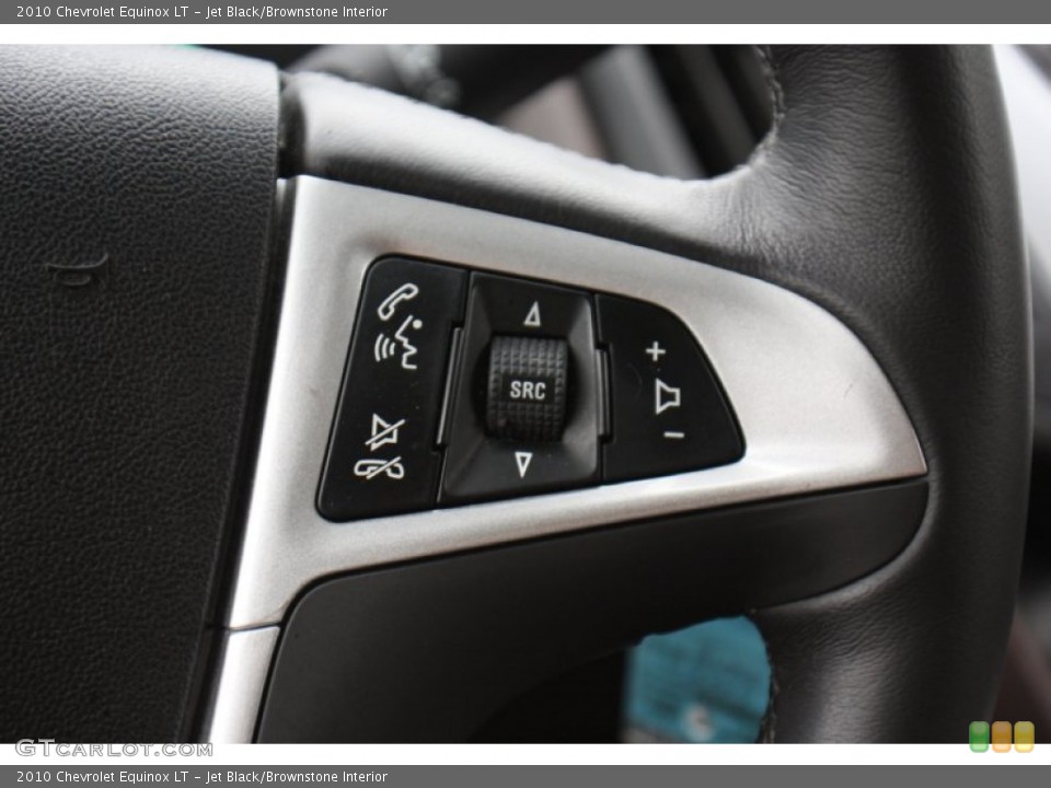 Jet Black/Brownstone Interior Controls for the 2010 Chevrolet Equinox LT #79216590
