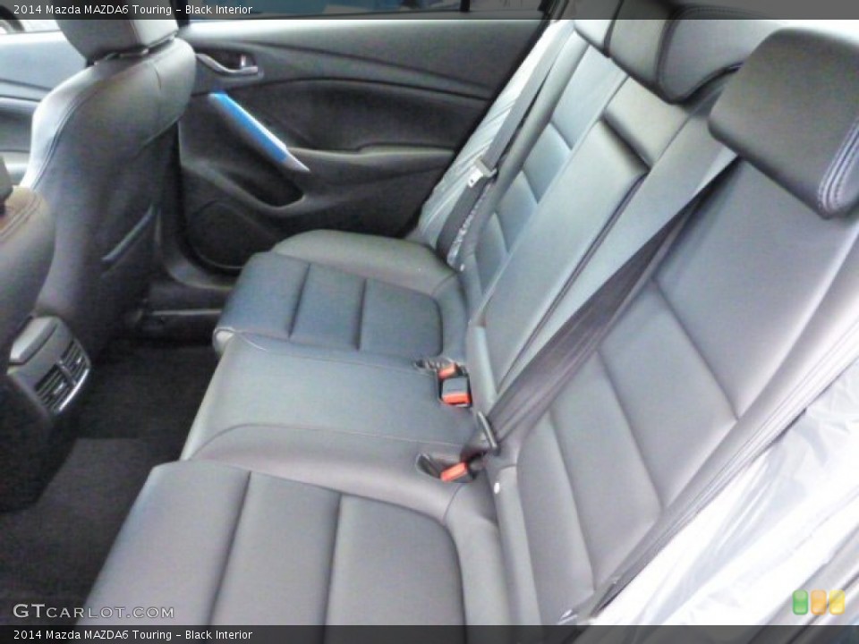 Black Interior Rear Seat for the 2014 Mazda MAZDA6 Touring #79217005