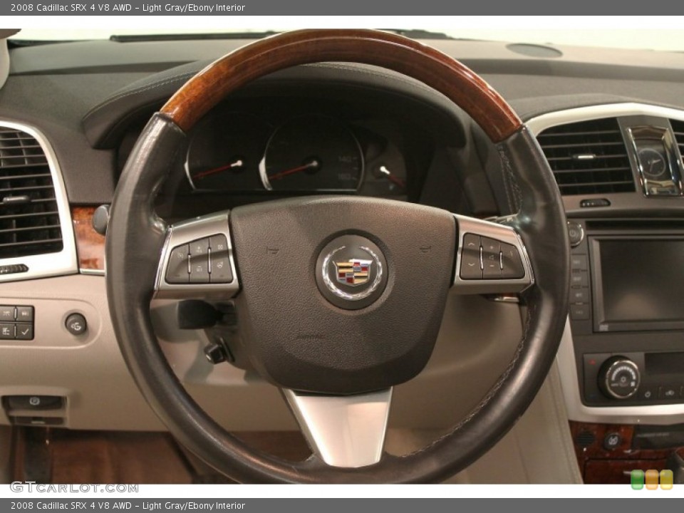 Light Gray/Ebony Interior Steering Wheel for the 2008 Cadillac SRX 4 V8 AWD #79218106