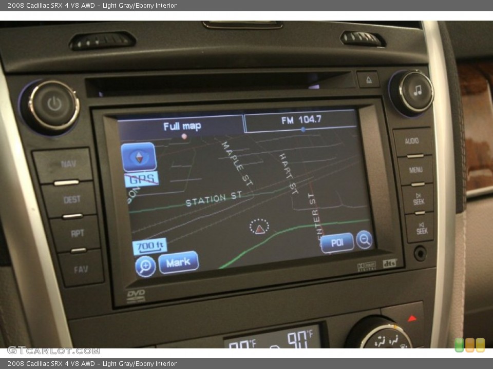 Light Gray/Ebony Interior Navigation for the 2008 Cadillac SRX 4 V8 AWD #79218179