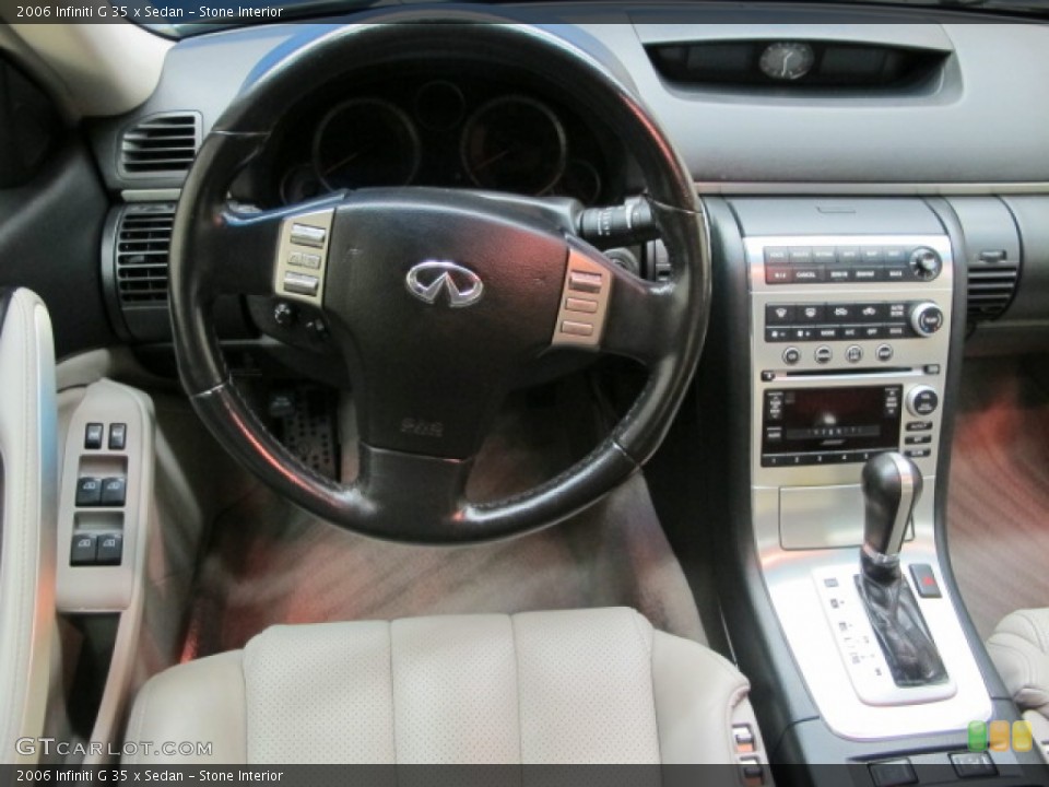 Stone Interior Dashboard for the 2006 Infiniti G 35 x Sedan #79219675