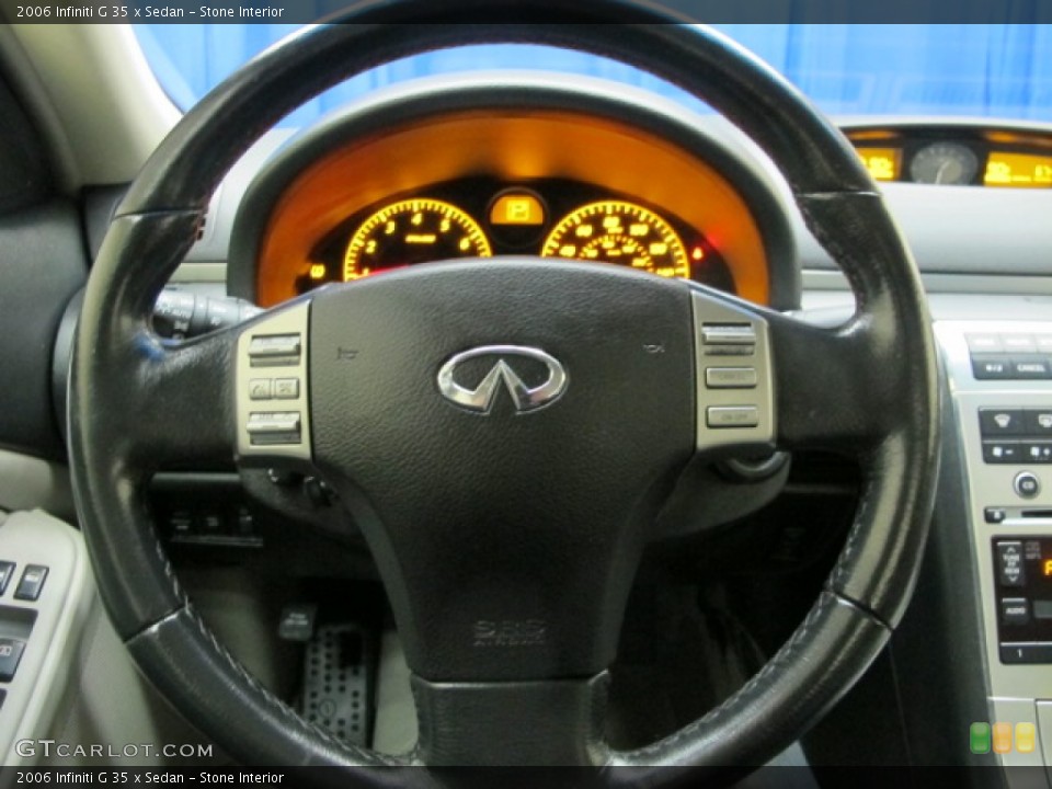 Stone Interior Steering Wheel for the 2006 Infiniti G 35 x Sedan #79219822