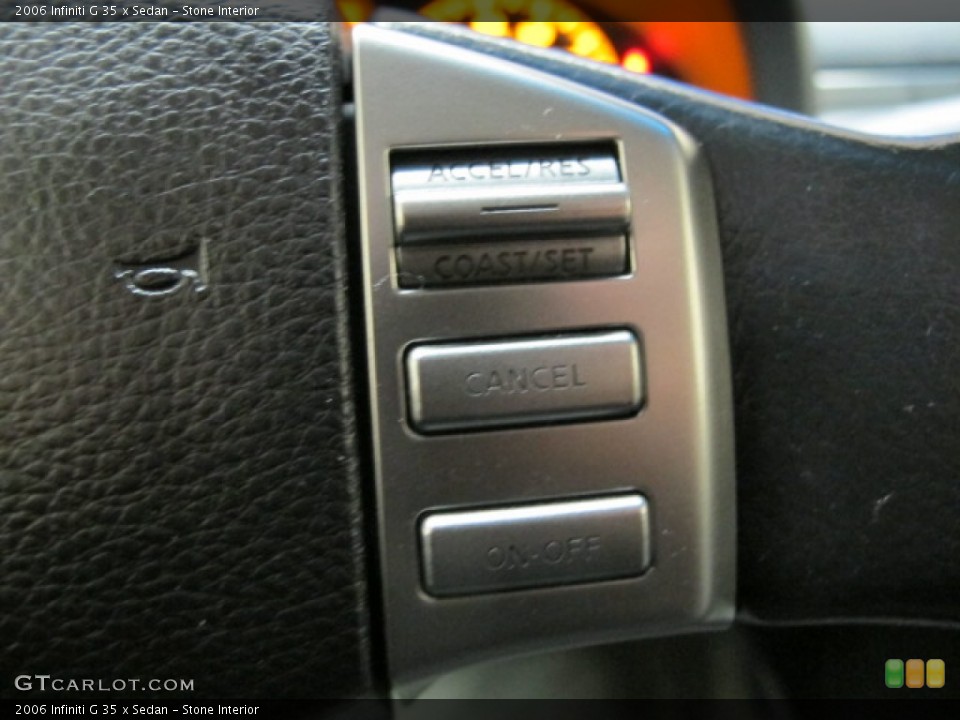 Stone Interior Controls for the 2006 Infiniti G 35 x Sedan #79219870