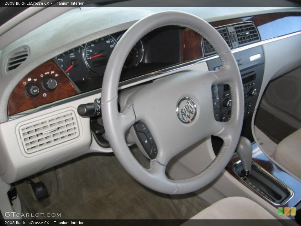 Titanium Interior Steering Wheel for the 2008 Buick LaCrosse CX #79220860