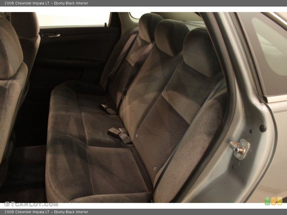 Ebony Black Interior Rear Seat for the 2008 Chevrolet Impala LT #79220908