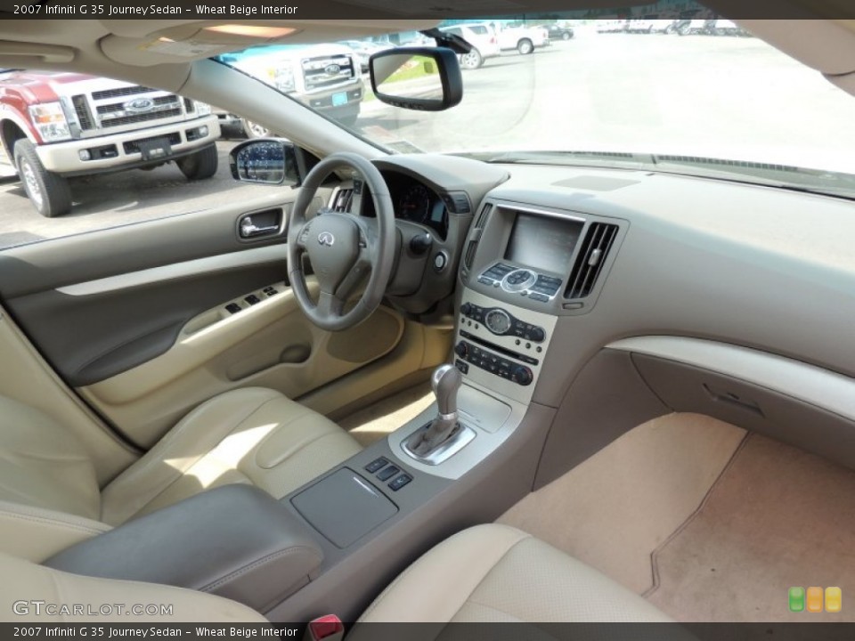 Wheat Beige Interior Photo for the 2007 Infiniti G 35 Journey Sedan #79222069