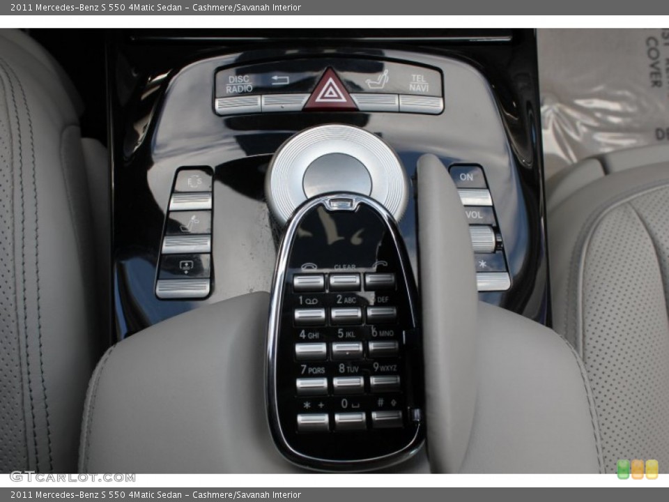 Cashmere/Savanah Interior Controls for the 2011 Mercedes-Benz S 550 4Matic Sedan #79228273