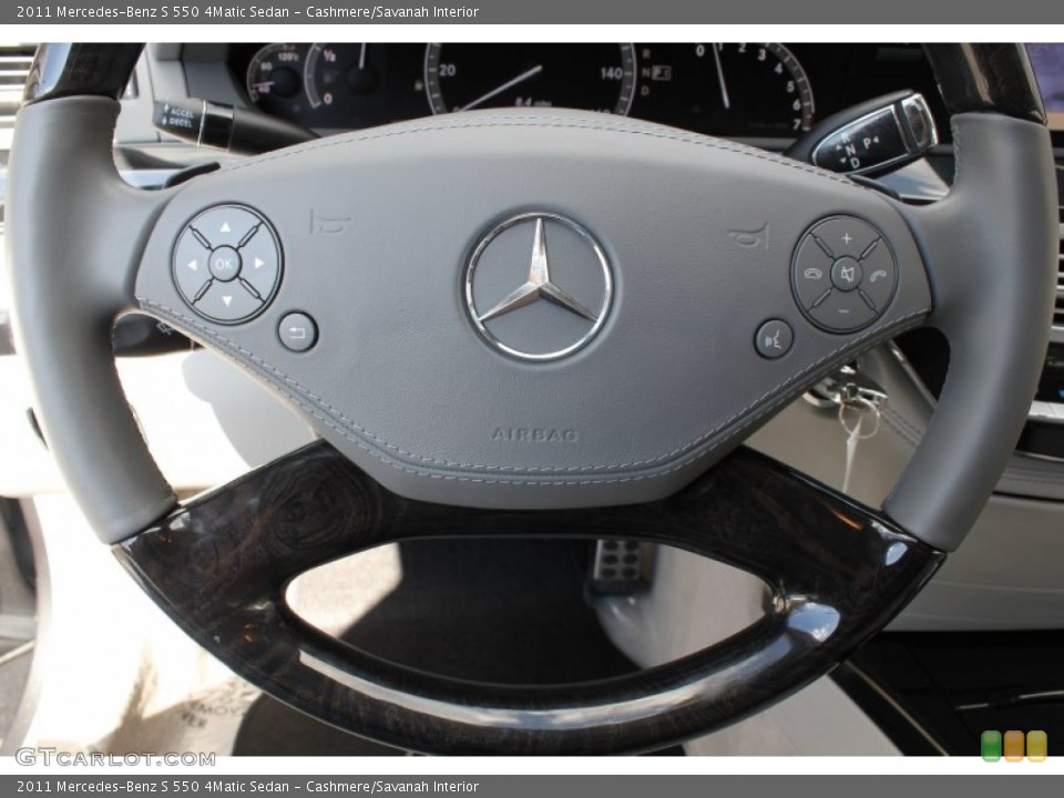 Cashmere/Savanah Interior Controls for the 2011 Mercedes-Benz S 550 4Matic Sedan #79228354