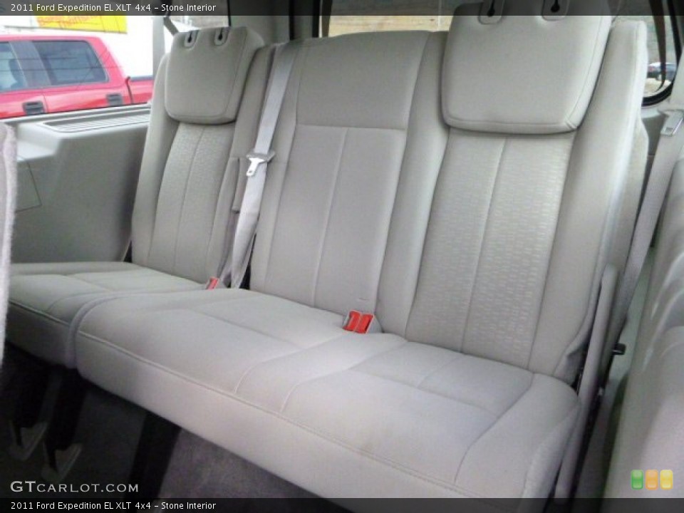 Stone Interior Rear Seat for the 2011 Ford Expedition EL XLT 4x4 #79229539