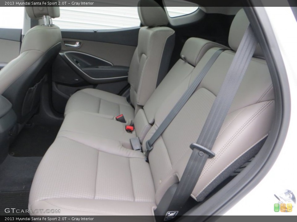 Gray Interior Rear Seat for the 2013 Hyundai Santa Fe Sport 2.0T #79229635