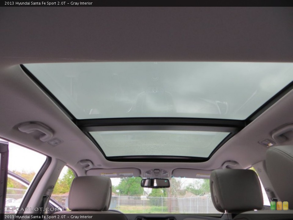Gray Interior Sunroof for the 2013 Hyundai Santa Fe Sport 2.0T #79229657