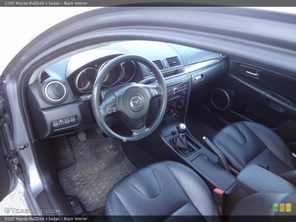 Black Interior Photo for the 2005 Mazda MAZDA3 s Sedan #79230253
