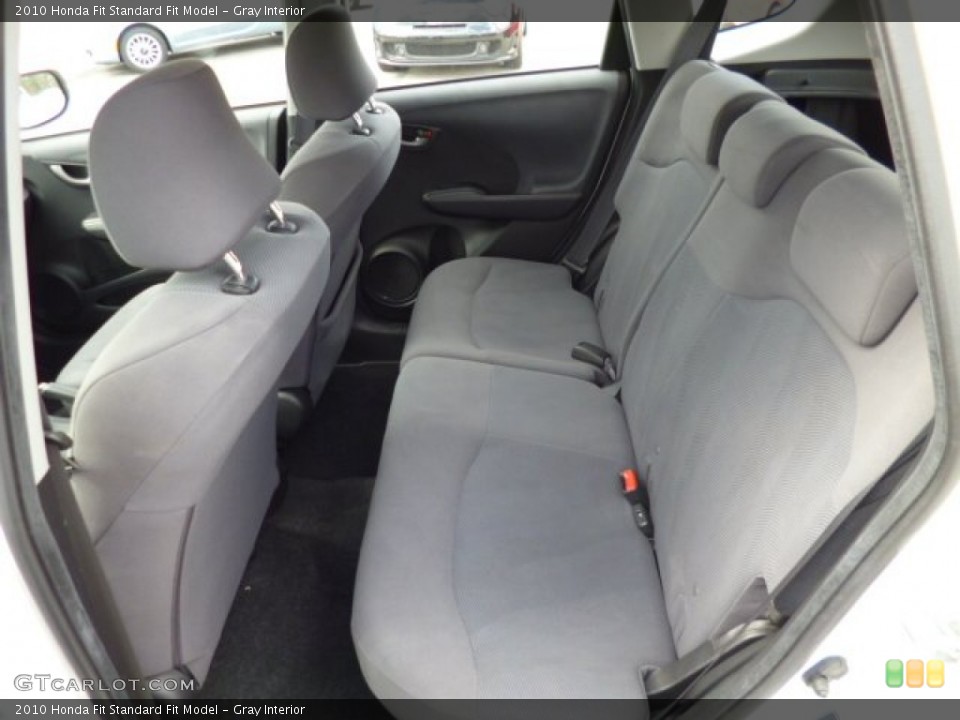 Gray Interior Rear Seat for the 2010 Honda Fit  #79230627