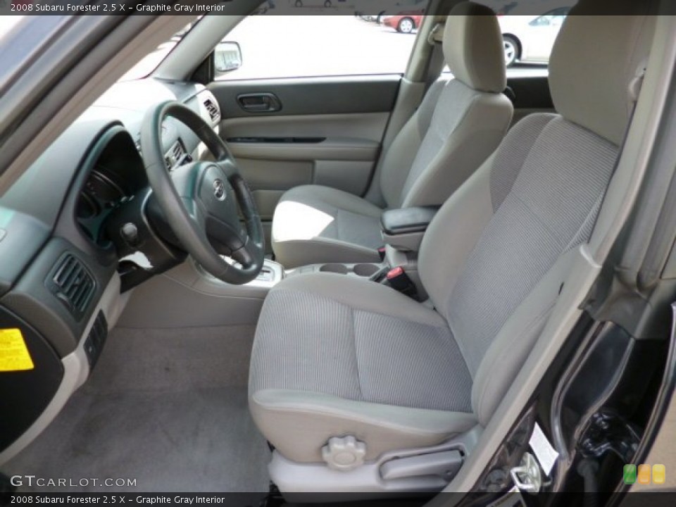 Graphite Gray Interior Photo for the 2008 Subaru Forester 2.5 X #79231425